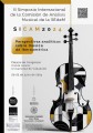 II Simposio Internacional de la Comisión de Análisis Musical de la Sociedad Española de Musicología 