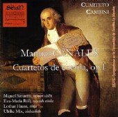 Manuel Canales (1747-1786). Cuartetos de cuerda, op. 1