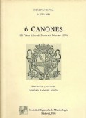SEBASTlÁN RAVAL (h. 1550-1604): SEIS CÁNONES. (IL PRIMO LIBRO DE RICERCARI. PALERMO, 1596)
